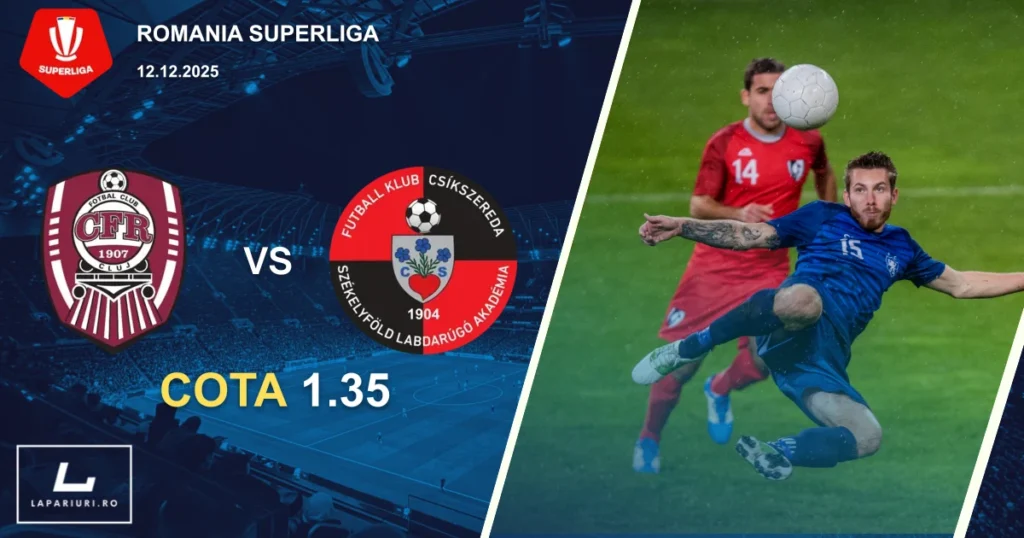 CFR Cluj_Csikszereda Miercurea Ciuc_ponturi_pariuri_fotbal_12122025