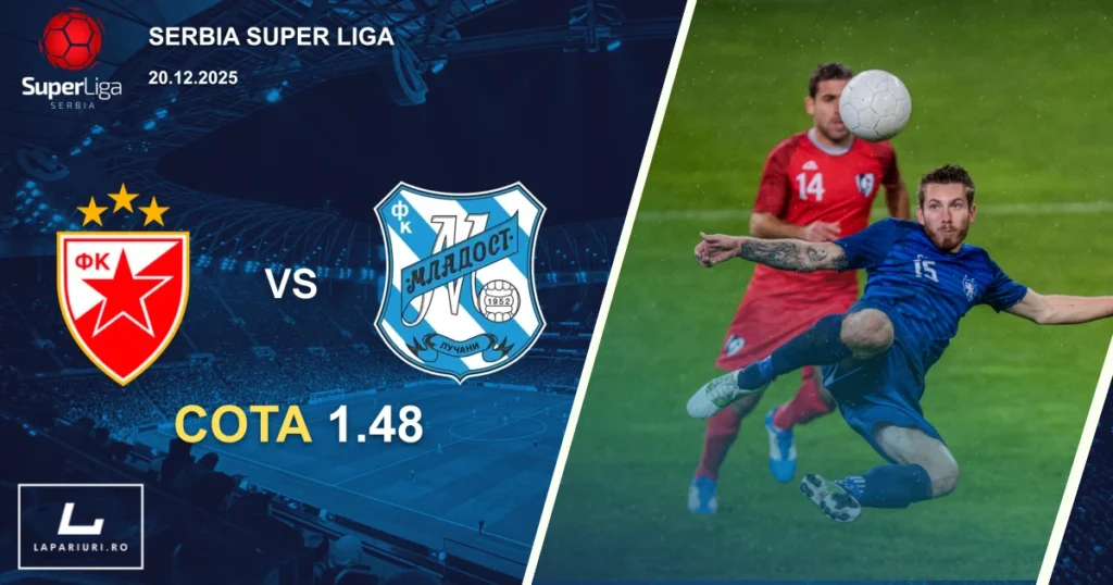 Crvena Zvezda_Mladost Lucani_ponturi_pariuri_fotbal_20122025