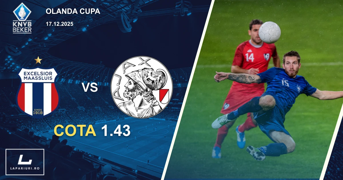Excelsior Maassluis_Ajax_ponturi_pariuri_fotbal_17122025
