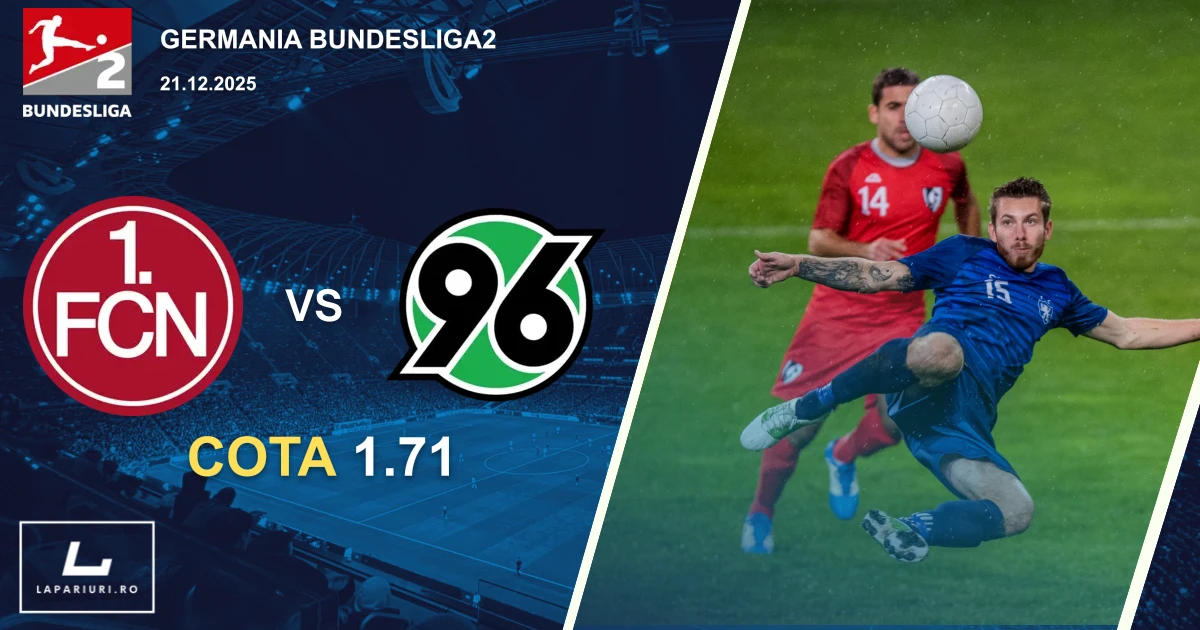 FC Nurnberg_Hannover_ponturi_pariuri_fotbal_21122025