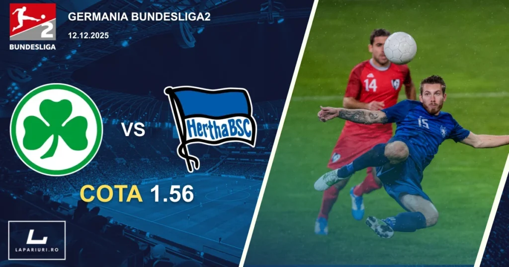 Greuther Furth_Hertha_ponturi_pariuri_fotbal_12122025