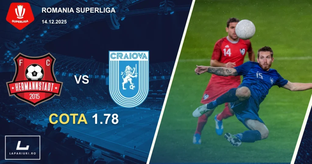 Hermannstadt_Universitatea Craiova_ponturi_pariuri_fotbal_14122025