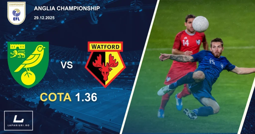 Norwich City_Watford_ponturi_pariuri_fotbal_29122025