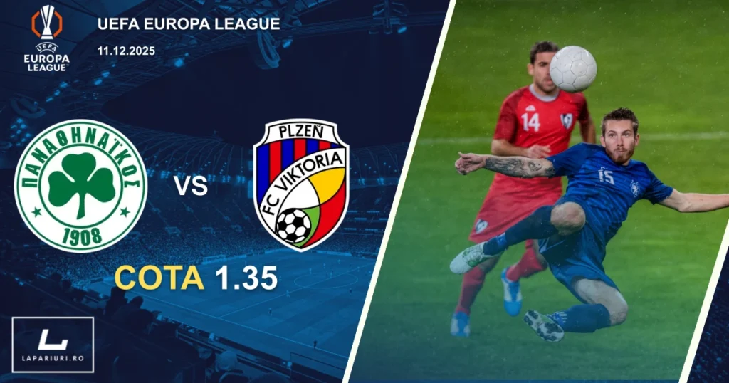 Panathinaikos_Viktoria Plzen_ponturi_pariuri_fotbal_11122025