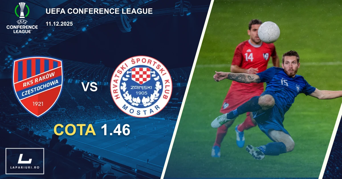 Rakow Czestochowa_Zrinjski Mostar_ponturi_pariuri_fotbal_11122025