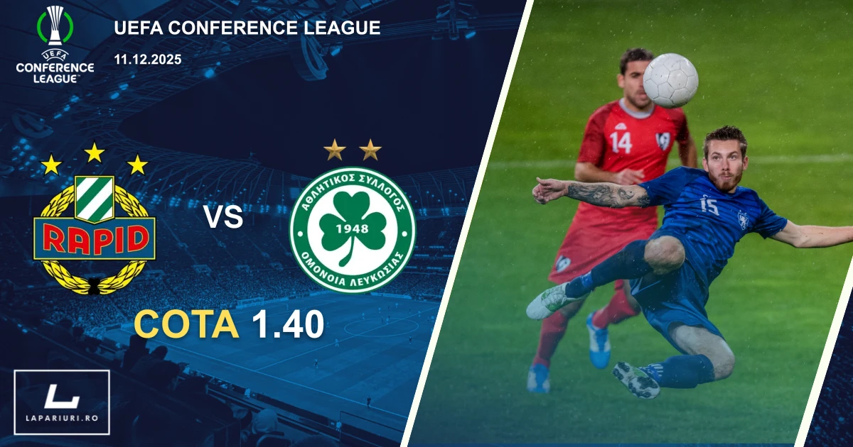 Rapid Vienna_Omonia Nicosia_ponturi_pariuri_fotbal_11122025