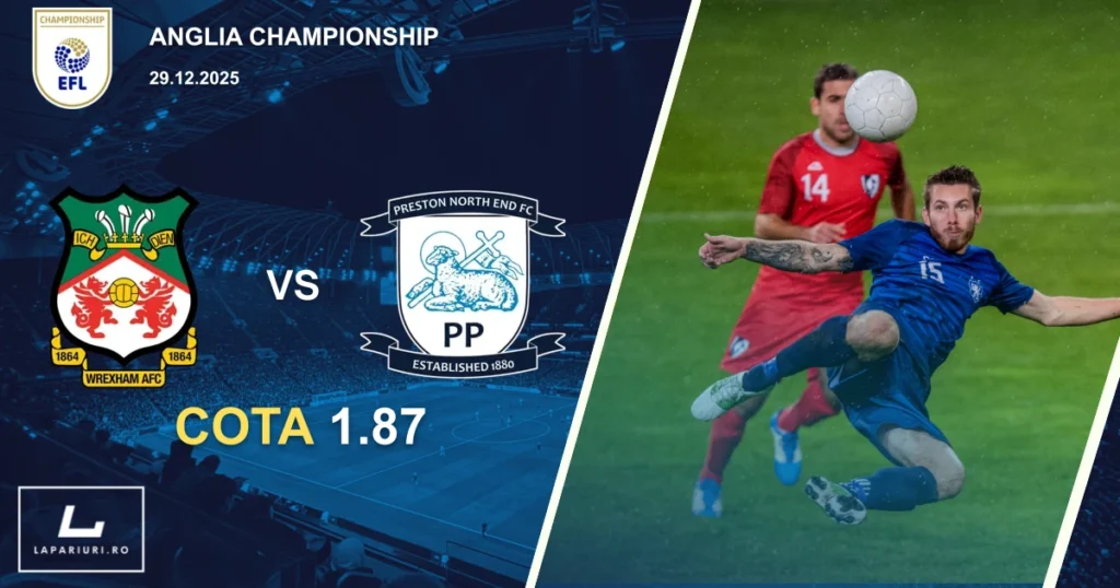 Wrexham_Preston North End_ponturi_pariuri_fotbal_29122025