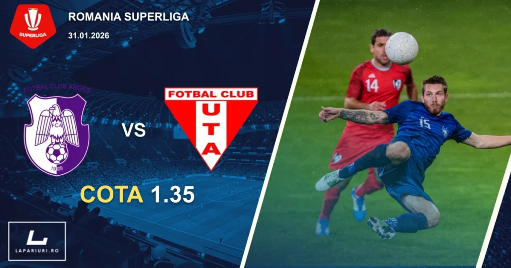 Arges Pitesti_UTA Arad_ponturi_pariuri_fotbal_31012026