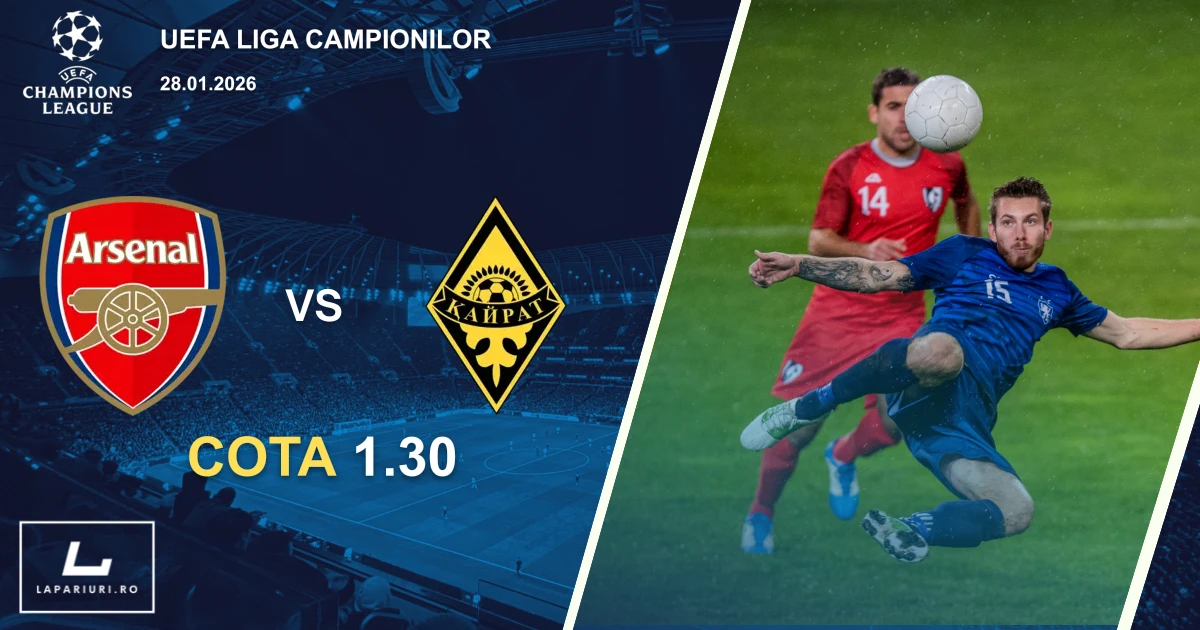 Arsenal_Kairat Almaty_ponturi_pariuri_fotbal_28012026