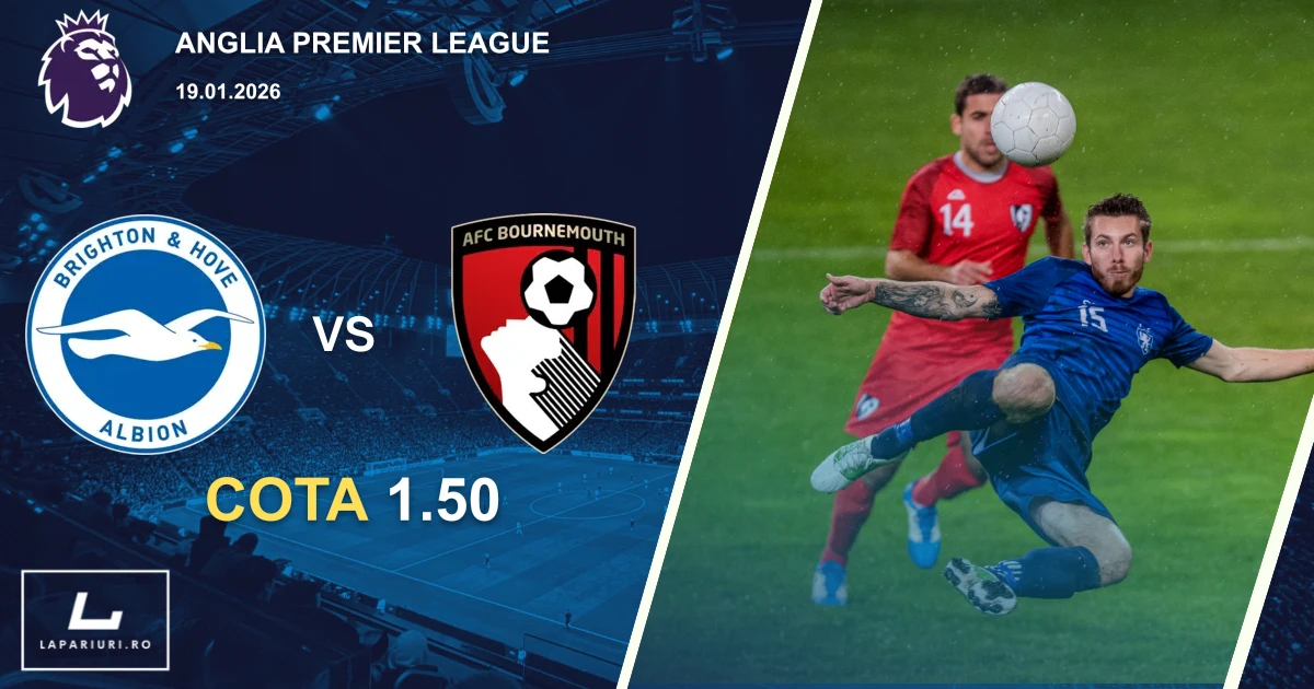Brighton and Hove Albion_Bournemouth_ponturi_pariuri_fotbal_19012026