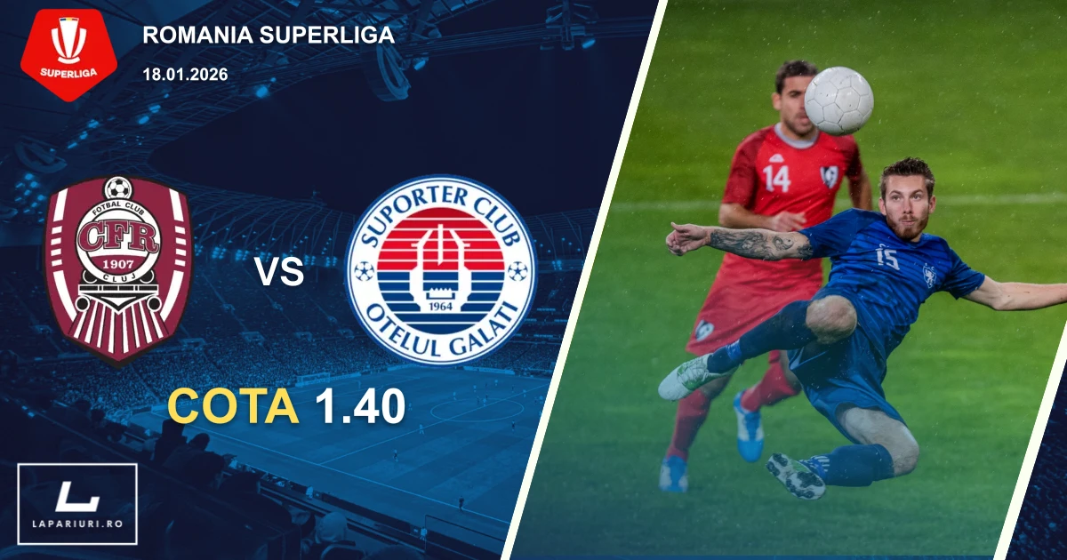 CFR Cluj_Otelul Galati_ponturi_pariuri_fotbal_18012026