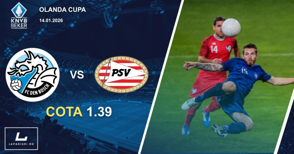 FC Den Bosch_PSV Eindhoven_ponturi_pariuri_fotbal_14012026