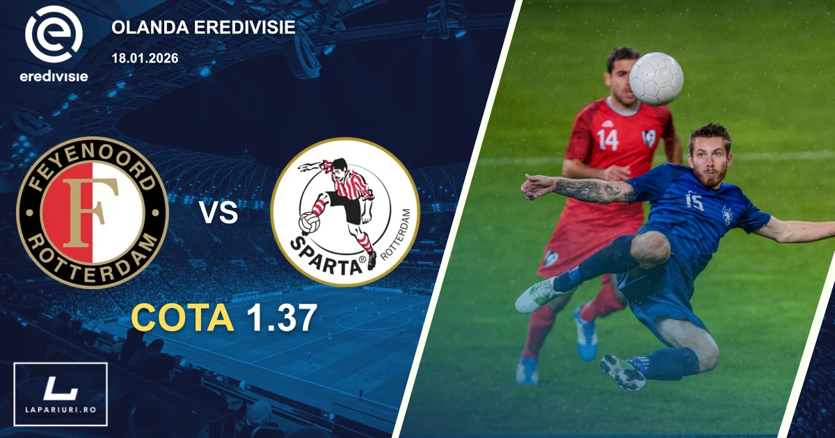 Feyenoord_Sparta Rotterdam_ponturi_pariuri_fotbal_18012026