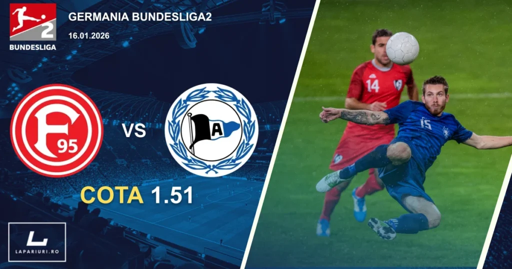 Fortuna Dusseldorf_Arminia Bielefeld_ponturi_pariuri_fotbal_16012026