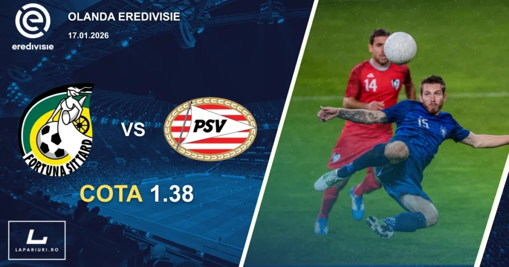 Fortuna Sittard_PSV Eindhoven_ponturi_pariuri_fotbal_17012026