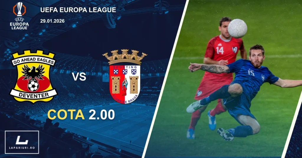 Go Ahead Eagles_Braga_ponturi_pariuri_fotbal_29012026