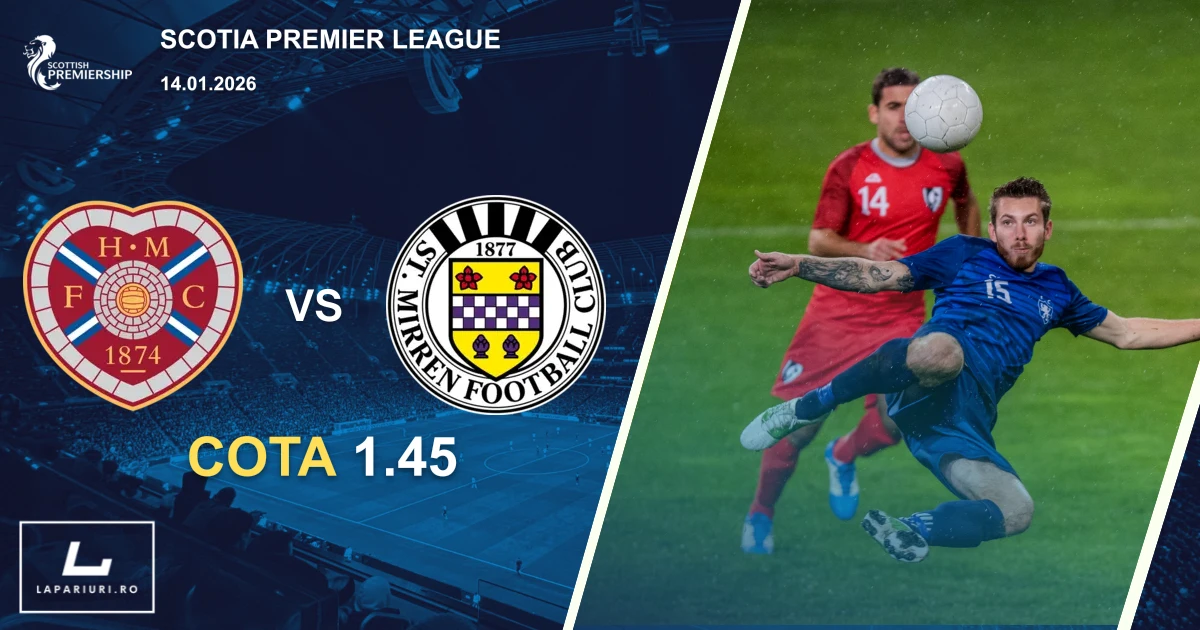 Heart of Midlothian_St Mirren_ponturi_pariuri_fotbal_14012026