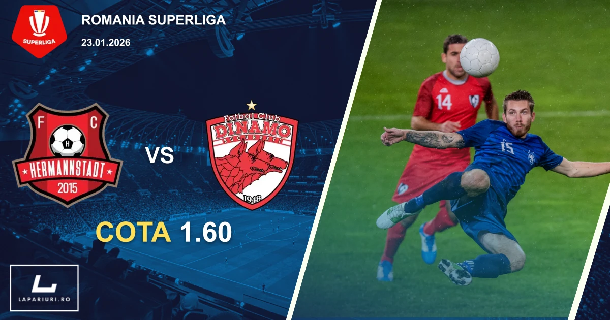 Hermannstadt_Dinamo Bucuresti_ponturi_pariuri_fotbal_23012026
