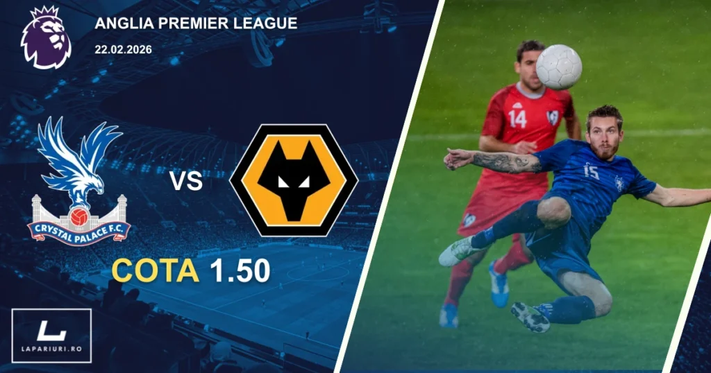 Crystal Palace_Wolverhampton Wanderers_ponturi_pariuri_fotbal_22022026