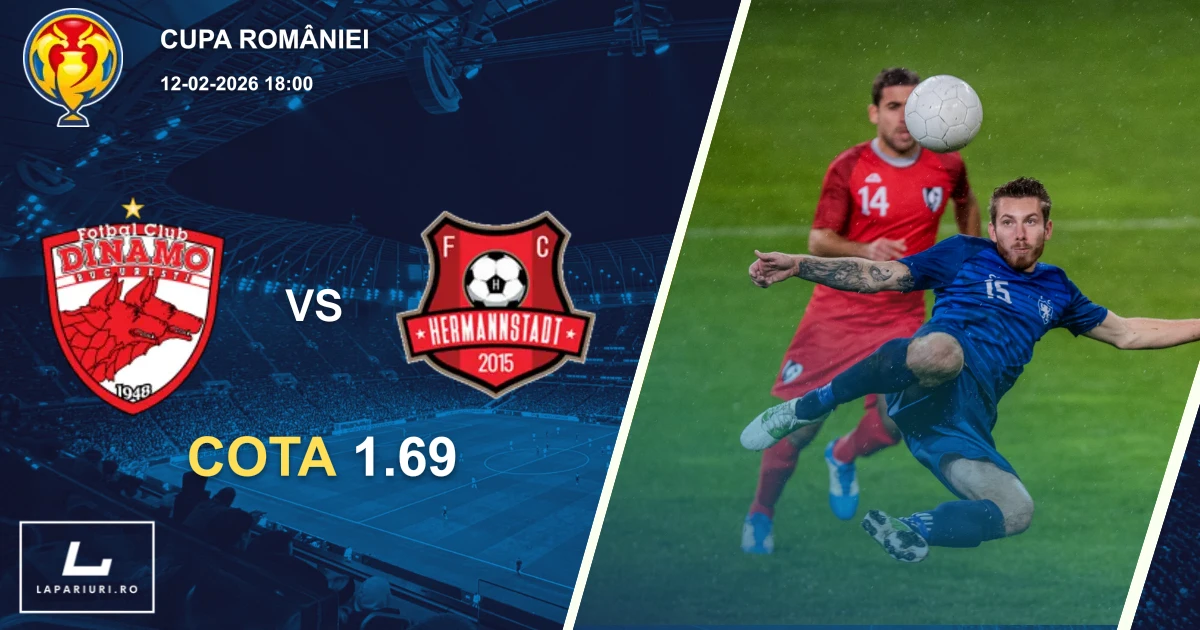 Dinamo Bucuresti_AFC Hermannstadt_ponturi_pariuri_fotbal_12-02-2026
