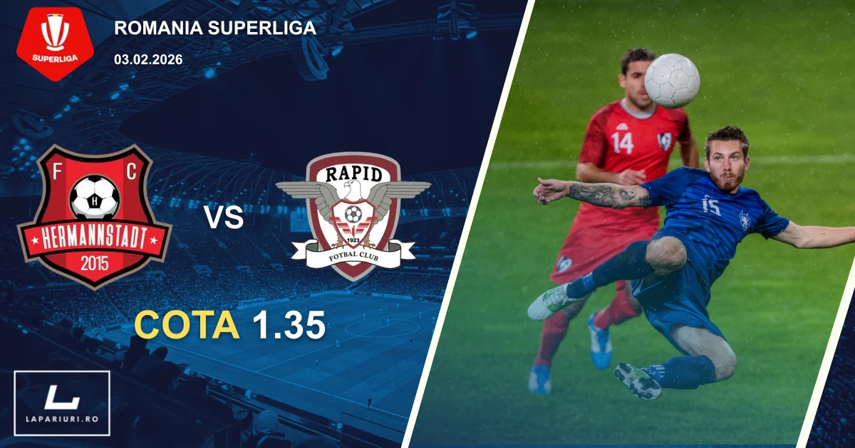 Hermannstadt_Rapid Bucuresti_ponturi_pariuri_fotbal_03022026