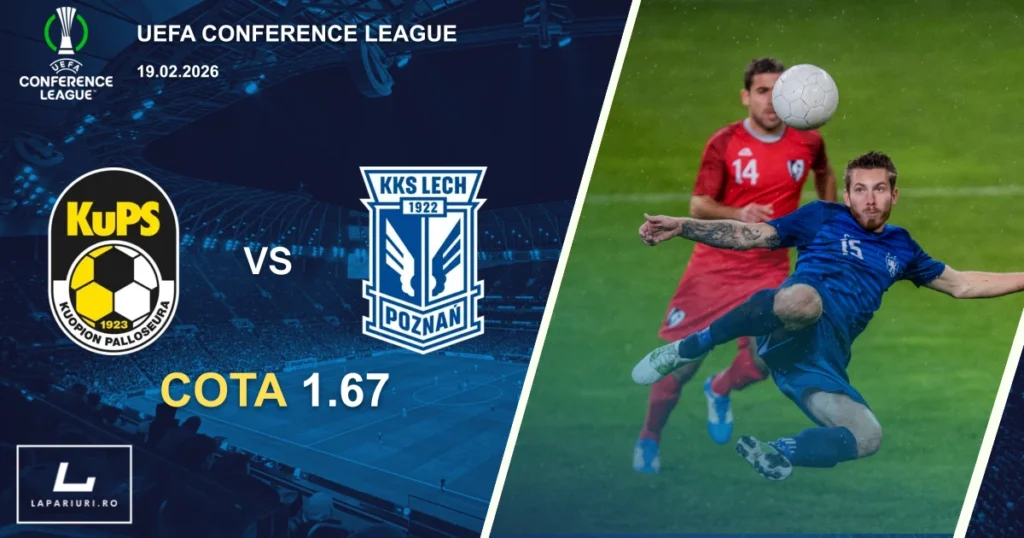 KuPS_Lech Poznan_ponturi_pariuri_fotbal_19022026