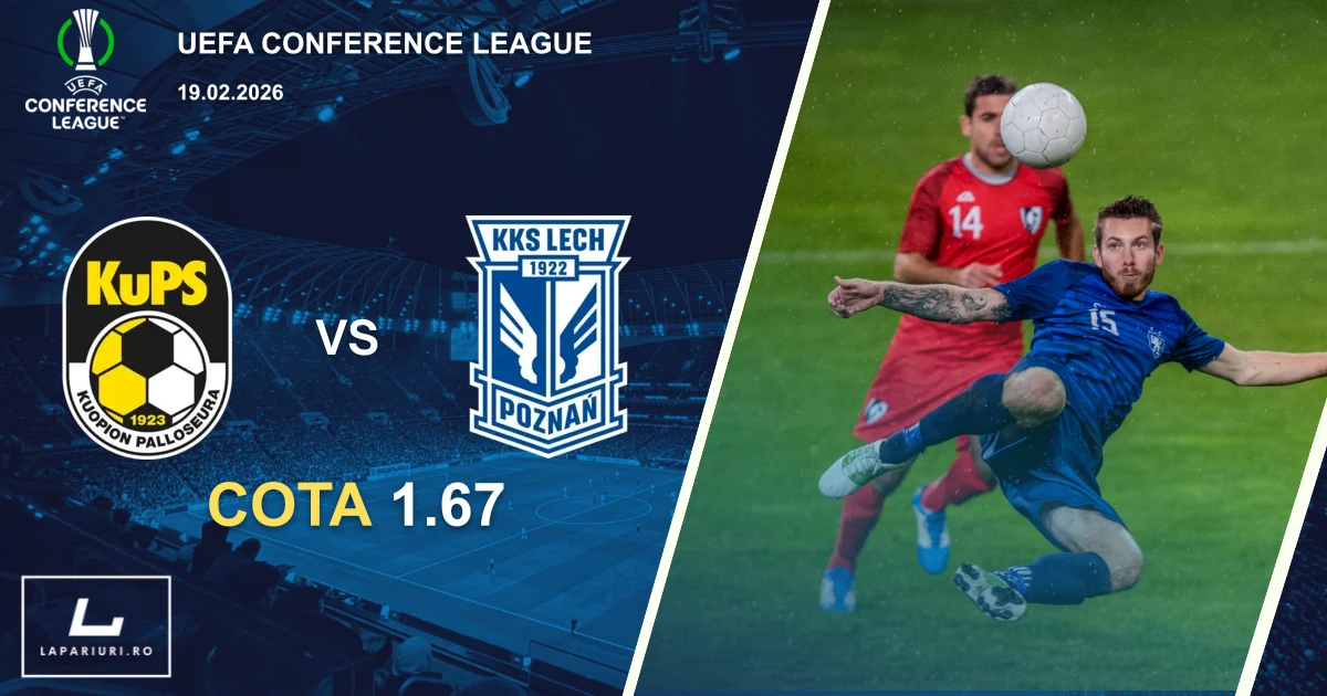 KuPS_Lech Poznan_ponturi_pariuri_fotbal_19022026