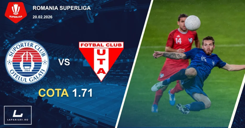Otelul Galati_UTA Arad_ponturi_pariuri_fotbal_20022026