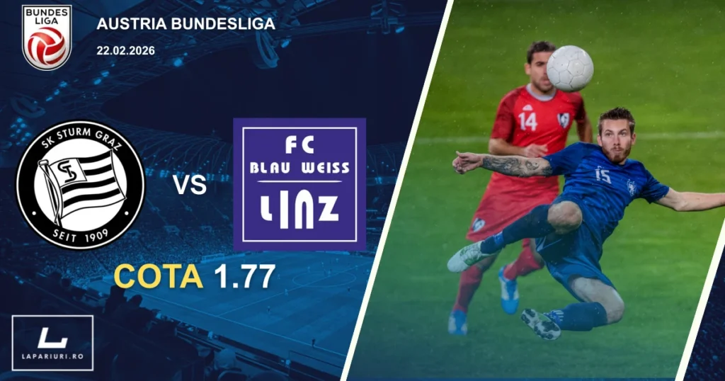 Sturm Graz_Blau-Weiss Linz_ponturi_pariuri_fotbal_22022026