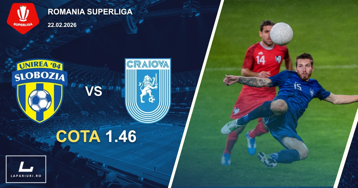 Unirea Slobozia_Universitatea Craiova_ponturi_pariuri_fotbal_22022026