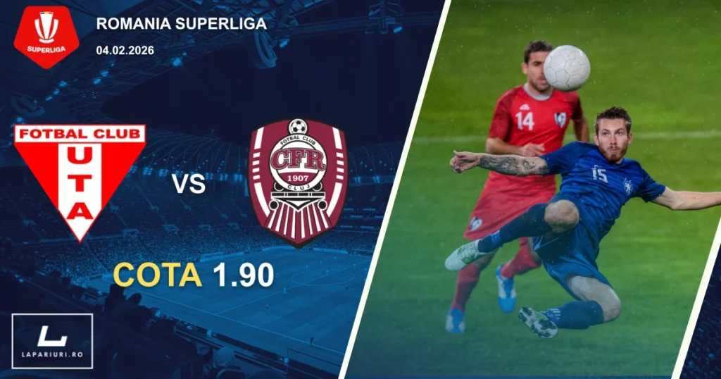UTA Arad_CFR Cluj_ponturi_pariuri_fotbal_04022026