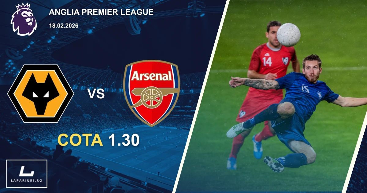 Wolverhampton Wanderers_Arsenal_ponturi_pariuri_fotbal_18022026