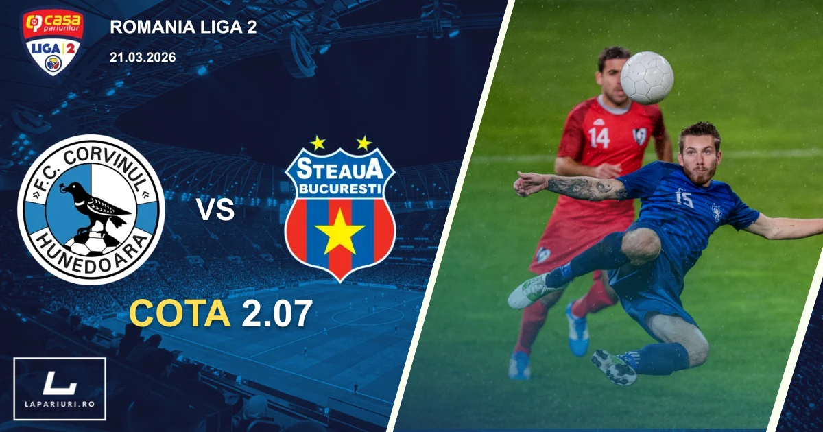 Corvinul Hunedoara_CSA Steaua Bucuresti_ponturi_pariuri_fotbal_21032026
