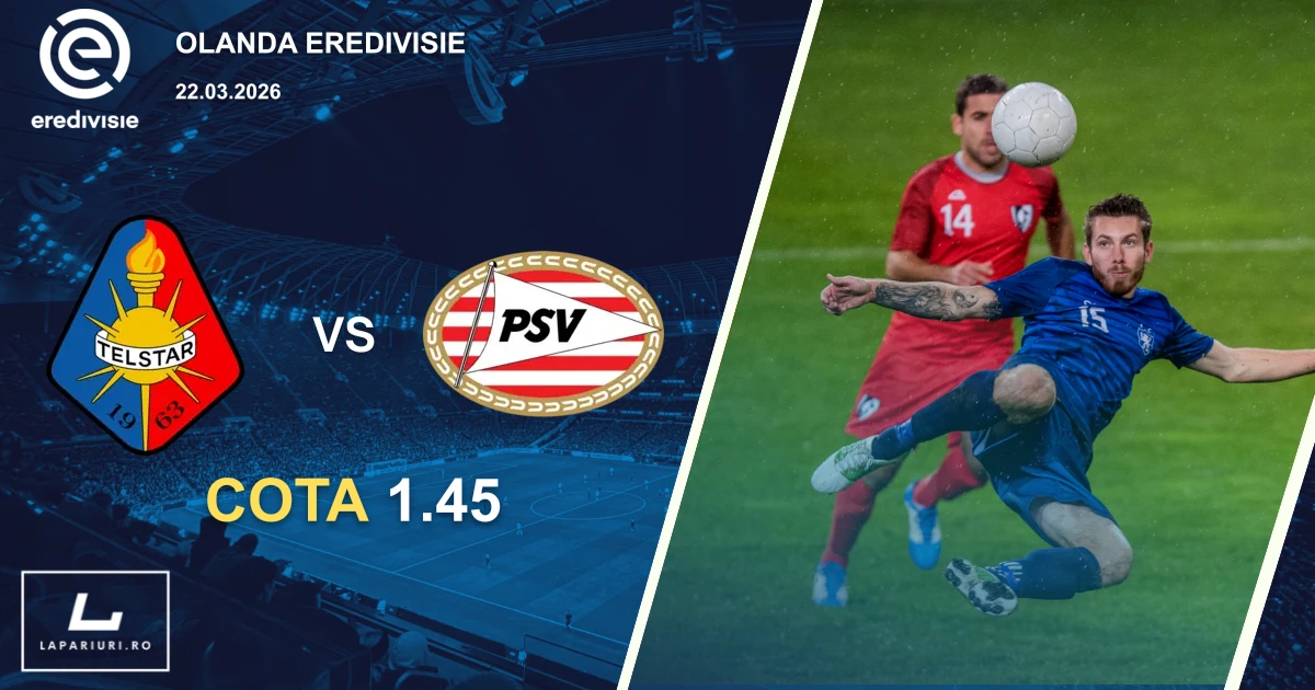 SC Telstar_PSV Eindhoven_ponturi_pariuri_fotbal_22032026