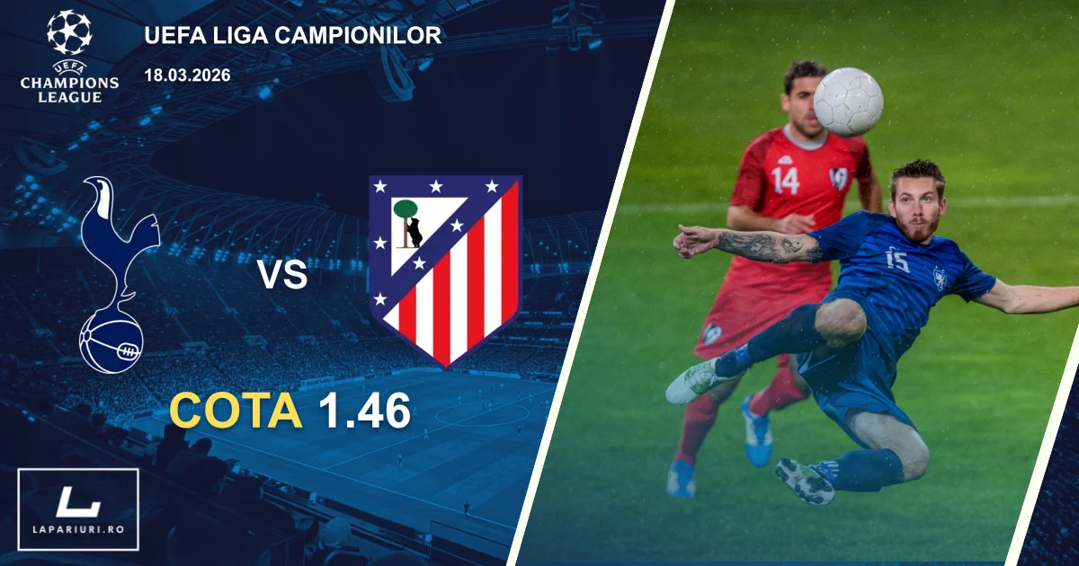 Tottenham Hotspur_Atletico Madrid_ponturi_pariuri_fotbal_18032026