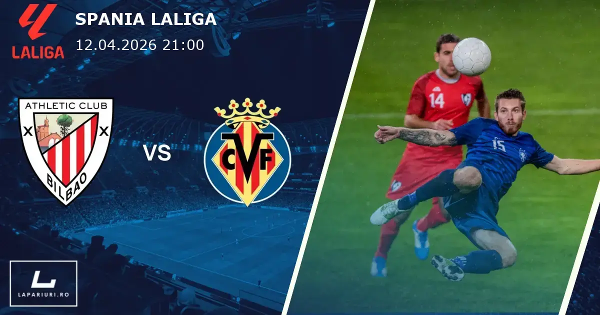 Athletic Bilbao_Villarreal_ponturi_pariuri_fotbal_12042026