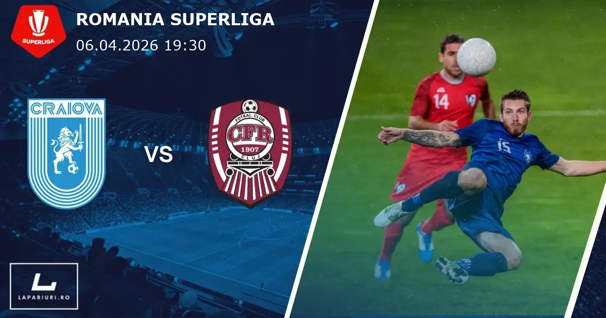 Universitatea Craiova_CFR Cluj_ponturi_pariuri_fotbal_06042026