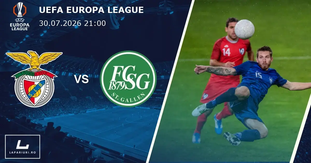 Benfica_St Gallen_ponturi_pariuri_fotbal_30072026