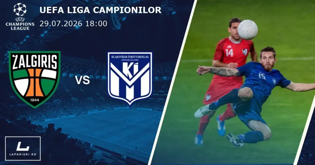 Kauno Zalgiris_KI Klaksvik_ponturi_pariuri_fotbal_29072026