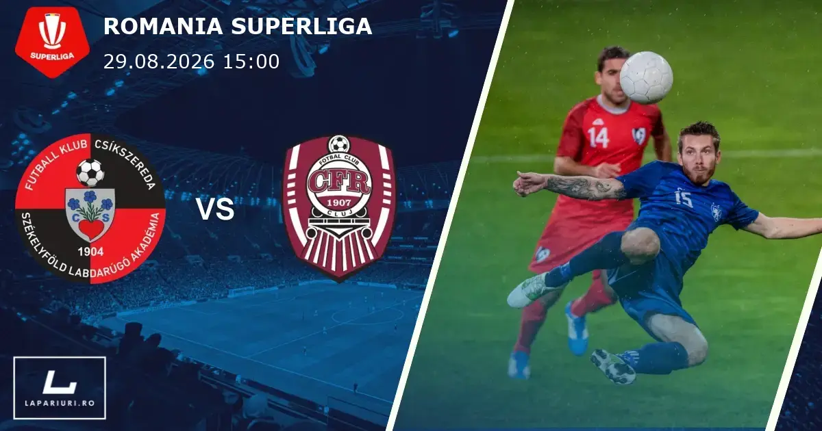 Csikszereda Miercurea Ciuc_CFR Cluj_ponturi_pariuri_fotbal_29082026