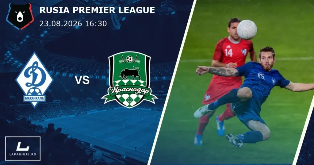 Dynamo Makhachkala_Krasnodar_ponturi_pariuri_fotbal_23082026