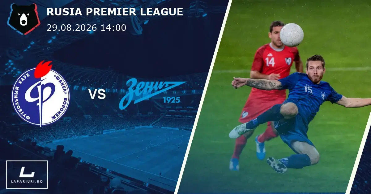 Fakel Voronezh_Zenit Saint Petersburg_ponturi_pariuri_fotbal_29082026