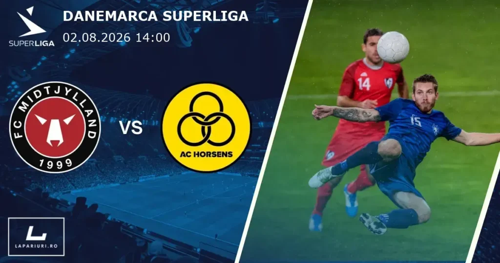 FC Midtjylland_AC Horsens_ponturi_pariuri_fotbal_02082026