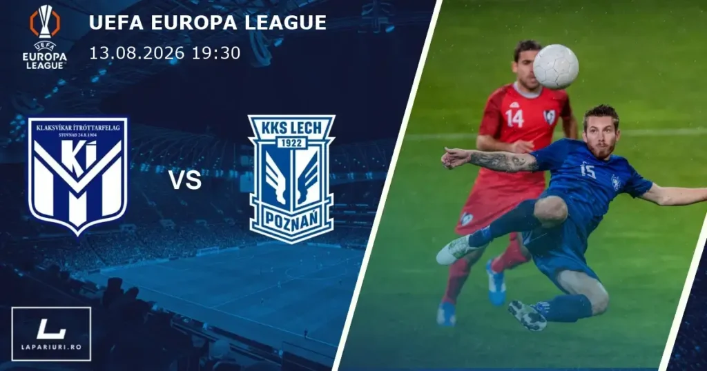 KI Klaksvik_Lech Poznan_ponturi_pariuri_fotbal_13082026