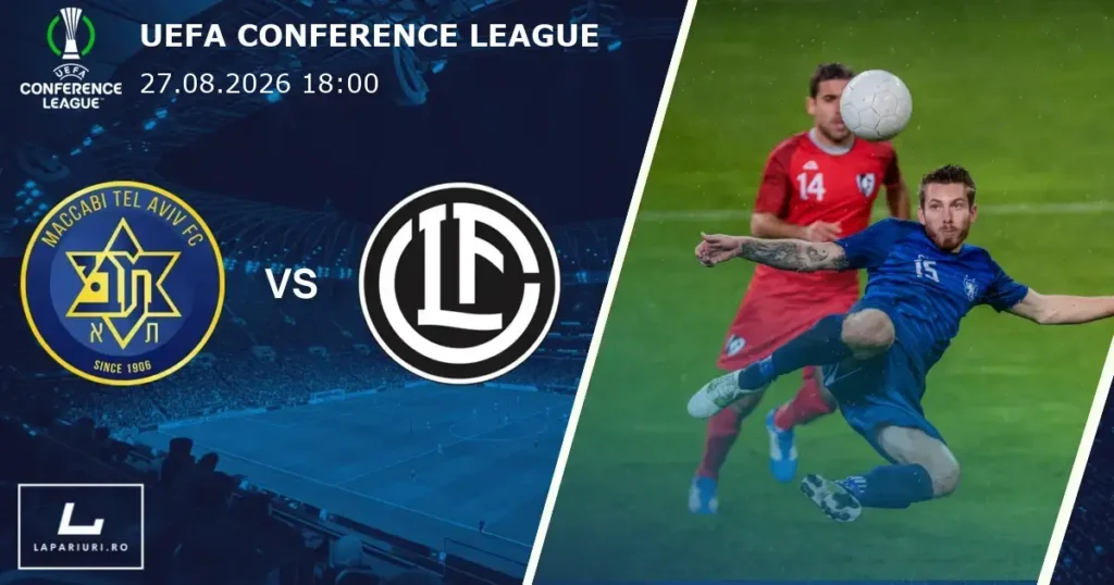 Maccabi Tel Aviv_Lugano_ponturi_pariuri_fotbal_27082026