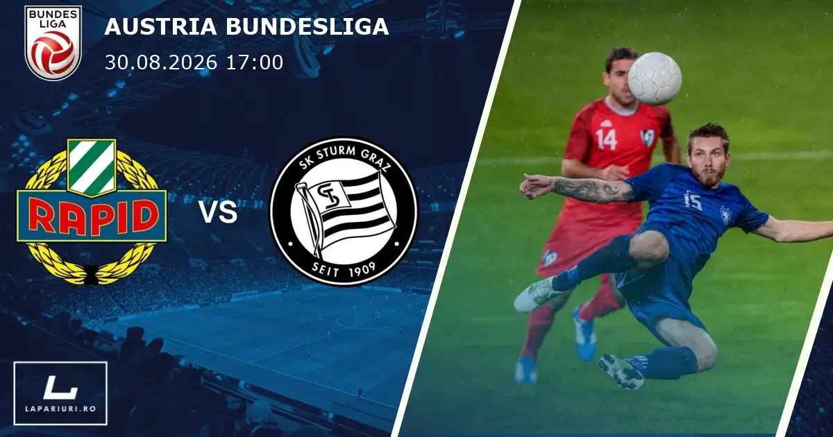 Rapid Vienna_Sturm Graz_ponturi_pariuri_fotbal_30082026