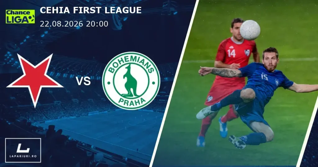 Slavia Prague_Bohemians 1905_ponturi_pariuri_fotbal_22082026