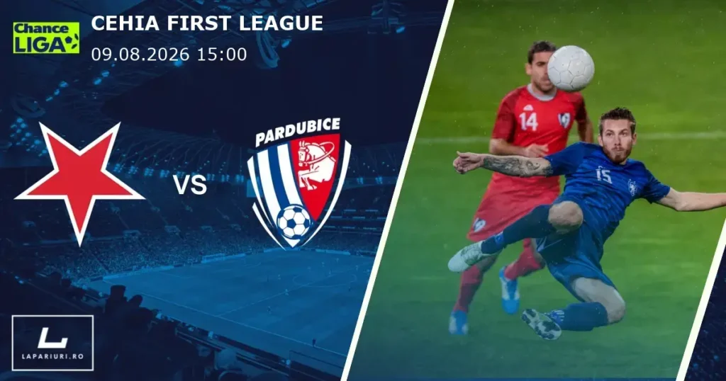 Slavia Prague_Pardubice_ponturi_pariuri_fotbal_09082026
