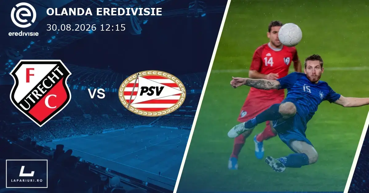 Utrecht_PSV Eindhoven_ponturi_pariuri_fotbal_30082026