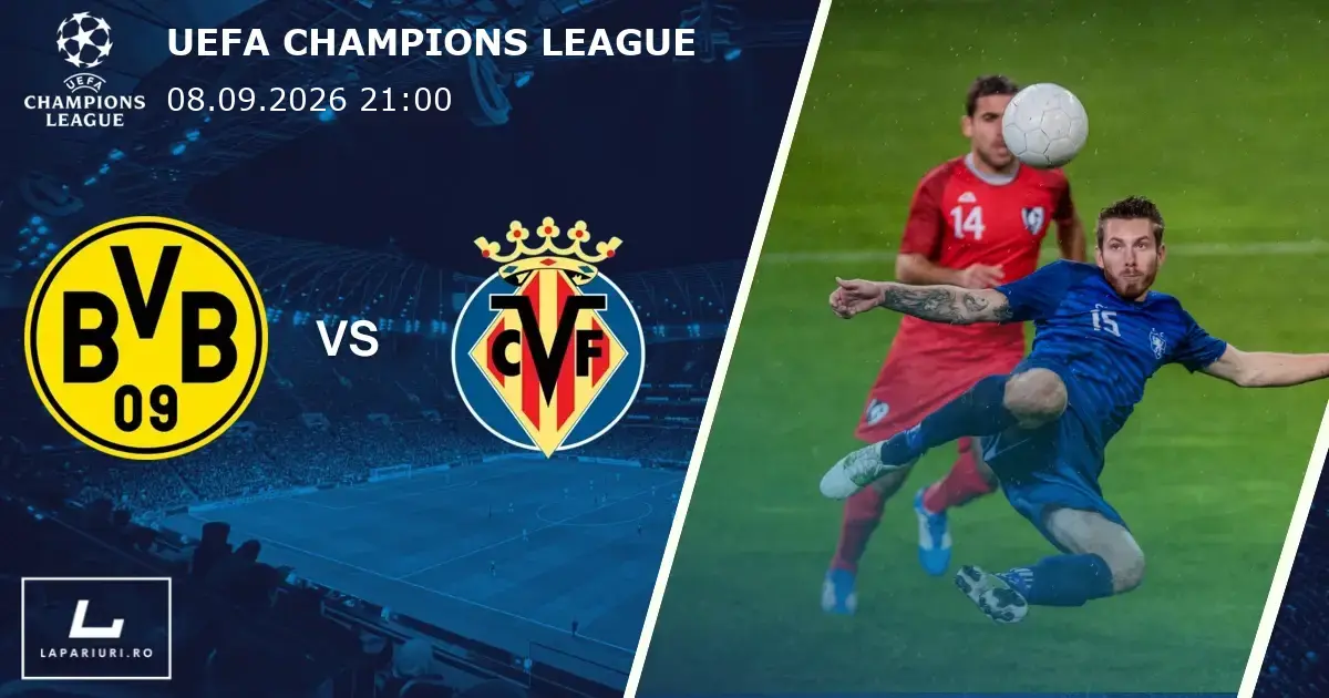 Borussia Dortmund_Villarreal_ponturi_pariuri_fotbal_08092026